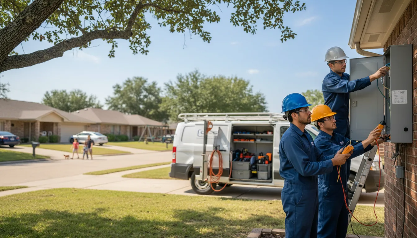 Certified electrician providing emergency electrical services in Evans, WV